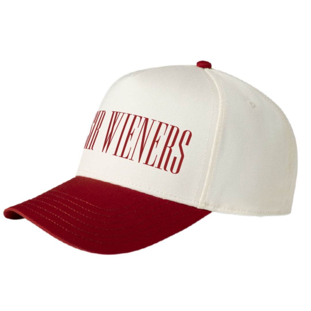 Sir Wieners Cream/Red 5-Panel Hat