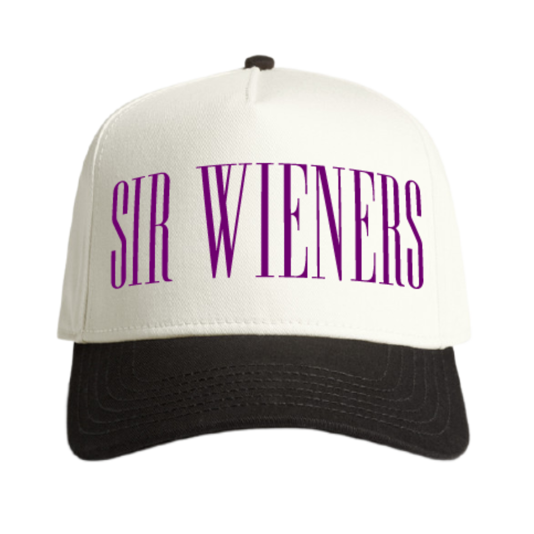 Black/Purple 5-Panel Hat