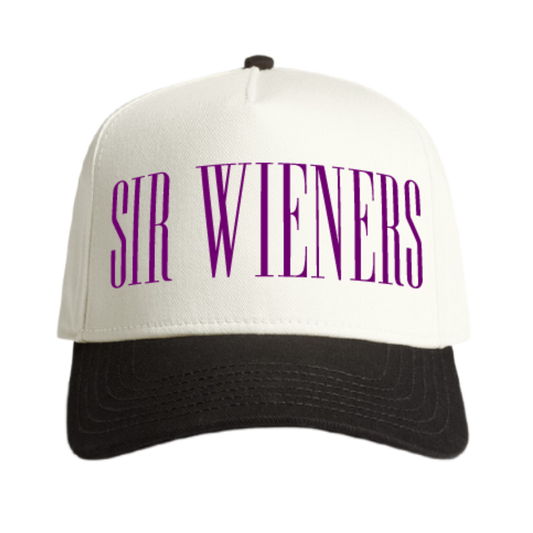 Black/Purple 5-Panel Hat