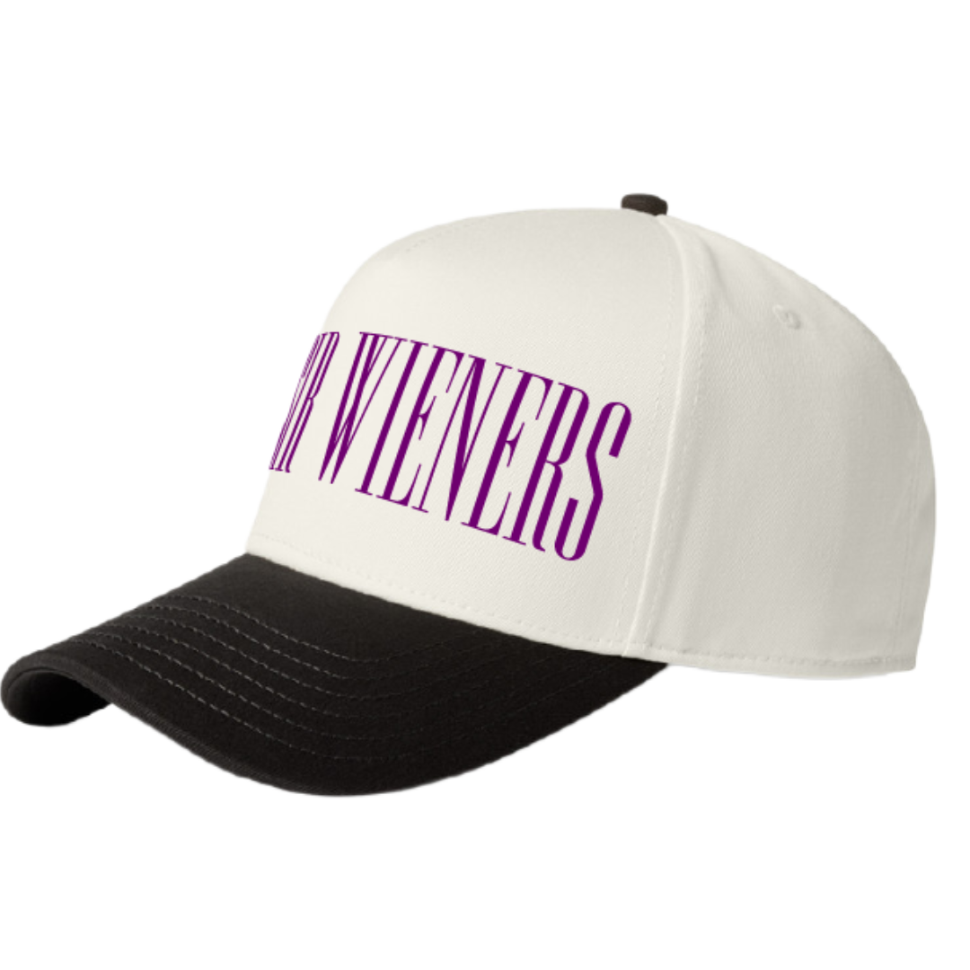 Black/Purple 5-Panel Hat