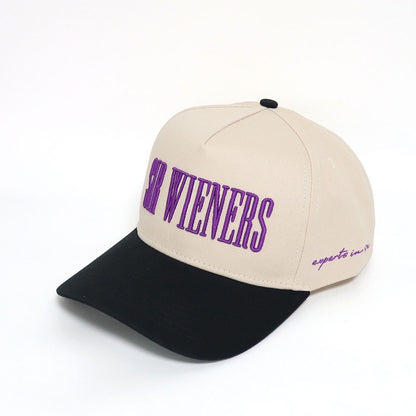 Sir Wieners Black/Purple 5-Panel Hat